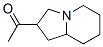 Ethanone, 1-(octahydro-2-indolizinyl)- (9CI) Structure