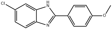 5-CHLORO-2-(4-METHOXYPHENYL)-1H-BENZIMIDAZOLE 结构式