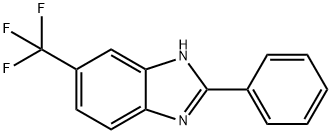 1H-BENZIMIDAZOLE, 2-PHENYL-5-(TRIFLUOROMETHYL)- Struktur