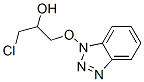 1-benzotriazol-1-yloxy-3-chloro-propan-2-ol 结构式