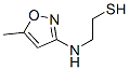 Ethanethiol, 2-[(5-methyl-3-isoxazolyl)amino]- (9CI) Structure