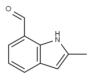 2-Methylindole-7-carboxaldehyde Structure