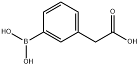 3-(Carboxymethyl)benzeneboronic acid Structure