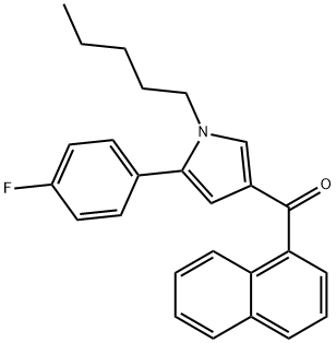 (5-(4-fluorophenyl)-1-pentyl-1H-pyrrol-3-yl)(naphthalen-1-yl)Methanone|(5-(4-氟苯基)-1-戊基-1H-吡咯-3-基)(萘-1-基)甲酮