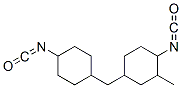 1-isocyanato-4-[(4-isocyanatocyclohexyl)methyl]-2-methylcyclohexane Struktur