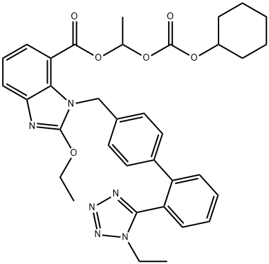 1H-1-Ethyl Candesartan Cilexetil Structure