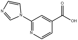 2-(1H-咪唑-1-基)异烟酸 结构式