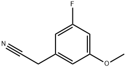 3-氟-5-甲氧基苯乙腈, 914637-31-3, 结构式