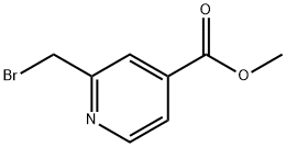 4-PYRIDINECARBOXYLIC ACID, 2-(BROMOMETHYL)-, METHYL ESTER Structure