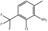 4-CHLORO-2-METHYL-5-(TRIFLUOROMETHYL)ANILINE Structure