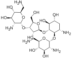 4-O-(2,6-Diamino-2,6-dideoxy-α-D-glucopyranosyl)-5-O-[3-O-(2,6-diamino-2,6-dideoxy-α-D-glucopyranosyl)-β-D-ribofuranosyl]-3-amino-2,3-dideoxy-D-myo-inositol|