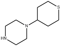 1-(四氢-2H-硫代吡喃-4-基)哌嗪二盐酸盐, 914654-77-6, 结构式