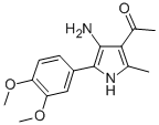 1-[4-amino-5-(3,4-dimethoxyphenyl)-2-methyl-1H-pyrrol-3-yl]ethanone 结构式