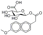 Demethyl Naproxen Acyl-β-D-glucuronide Struktur
