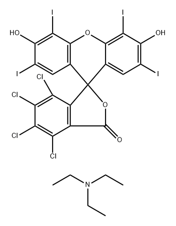 ROSEBENGAL二(三乙基铵)盐 结构式