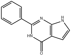 2-苯基-7H-吡咯并[2,3-D]嘧啶-4-醇 结构式