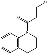 1-(3-chloropropanoyl)-1,2,3,4-tetrahydroquinoline Struktur
