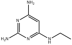 6-ethylaminopyrimidine-2,4-diamine Struktur