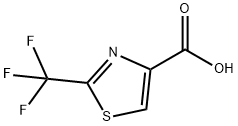 2-(TRIFLUOROMETHYL)-1,3-THIAZOLE-4-CARBOXYLIC ACID Struktur