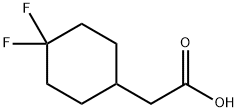 4,4-二氟环己基乙酸,915030-40-9,结构式