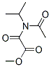 Acetic  acid,  2-[acetyl(1-methylethyl)amino]-2-oxo-,  methyl  ester 结构式