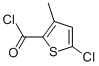 2-Thiophenecarbonylchloride,5-chloro-3-methyl-(9CI) 结构式