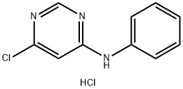 (6-chloro-pyrimidin-4-yl)-phenyl-amine hydrochloride Structure