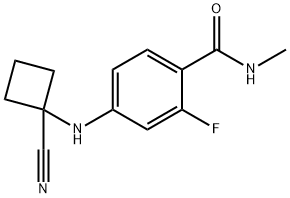 4-(1-CYANOCYCLOBUTYLAMINO)-2-FLUORO-N-METHYLBENZAMIDE