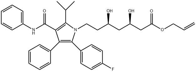 Atorvastatin Ellyl Ester, 915092-85-2, 结构式