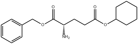 L-GLUTAMIC ACID, 5-CYCLOHEXYL 1-(PHENYLMETHYL) ESTER Struktur