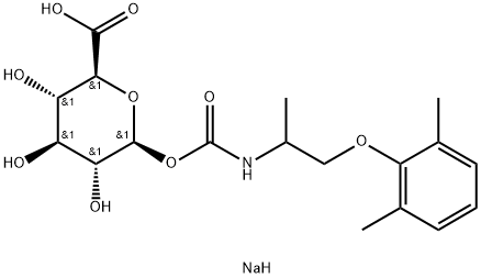 Mexiletine N-Carbonyloxy β-D-Glucuronide SodiuM Salt Struktur