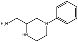 C-(4-PHENYL-PIPERAZIN-2-YL)-METHYLAMINE 结构式