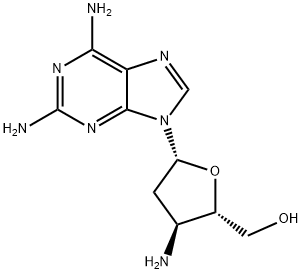 2, 3''-DIAMINO-2'', 3''-DIDEOXYADENOSINE (3''-AMINO-2'', 3''-DIDEOXY-2, 6-DIAMINOPURINERIBOSIDE)|2,3'-二氨基-2',3'-二脱氧腺苷