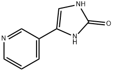 1,3-二氢-4-(3-吡啶基)-2H-咪唑-2-酮 结构式