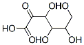 3,4,5,6-tetrahydroxy-2-oxo-hexanoic acid Struktur