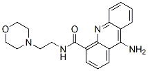 9-Amino-N-(2-(4-morpholinyl)ethyl)-4-acridinecarboxamide Structure