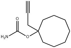 Carbamic acid, 1-(2-propynyl)cyclooctyl ester (6CI,7CI) Struktur