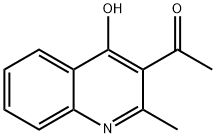 1-(4-HYDROXY-2-METHYLQUINOLIN-3-YL)ETHANONE Structure
