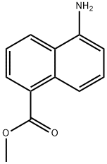 5-AMINO-NAPHTHALENE-1-CARBOXYLIC ACID METHYL ESTER Struktur