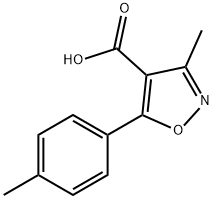 3-甲基-5-(对甲苯基)异噁唑-4-羧酸, 91569-57-2, 结构式