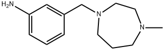 3-((4-甲基-1,4-二氮杂环庚烷-1-基)甲基)苯胺,915707-49-2,结构式