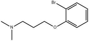 3-(2-Bromophenoxy)-N,N-dimethylpropylamine Structure