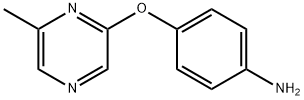 4-[(6-methylpyrazin-2-yl)oxy]aniline Structure