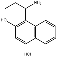 1-(1-AMINO-ETHYL)-NAPHTHALEN-2-OL HYDROCHLORIDE Struktur