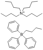 TETRABUTYLAMMONIUM PHENYLTRIBUTYLBORATE Struktur