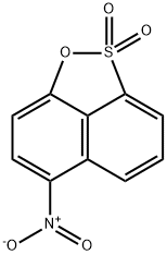 6-硝基萘[1,8-CD]-1,2-氧硫杂环戊二烯 2,2-二氧化物 结构式