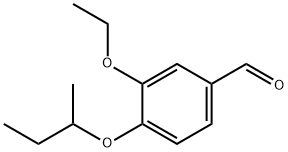 4-SEC-ブトキシ-3-エトキシベンズアルデヒド 化学構造式