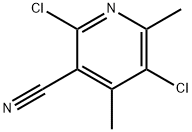 2,5-二氯-4,6-二甲基烟腈,91591-63-8,结构式
