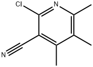 2-Chloro-4,5,6-trimethylnicotinonitrile, 91591-64-9, 结构式