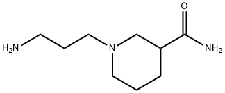 1-(3-aminopropyl)piperidine-3-carboxamide Struktur